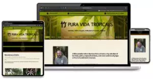 Search Engine Marketing, Search Engine Optimization, Website Design and Graphic Design for PuraVida Tropicals, Vista, California