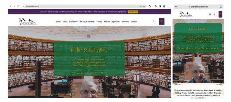 Anthony Altman Ecommerce Bookstore