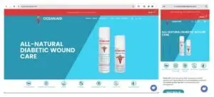 Ocean Aid Products: I created a clean, responsive WooCommerce site that highlights the purity of their offerings